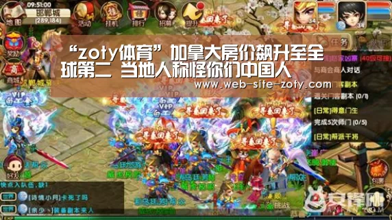 “zoty体育”加拿大房价飙升至全球第二 当地人称怪你们中国人