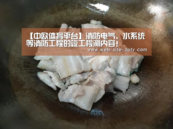 【中欧体育平台】消防电气、水系统等消防工程的竣工检测内容!(图1) 中欧体育平台