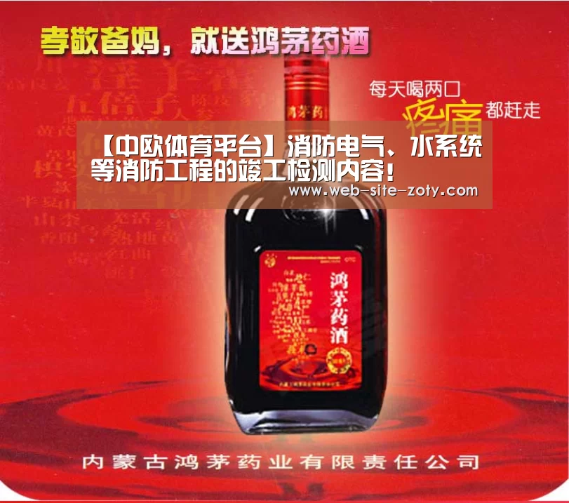 【中欧体育平台】消防电气、水系统等消防工程的竣工检测内容!(图3) 中欧体育官网